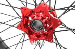 Jeu de roues CNC complet 21/19 Gas Gas MC EX EC 125 250 350 450 2021-24