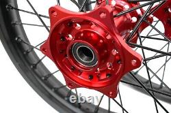 Jeu de roues CNC complet 21/19 Gas Gas MC EX EC 125 250 350 450 2021-24