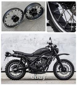 Jeu de roues à 19 rayons Diabolus avant et arrière compatible avec Honda CL300 CL500 2023 2025