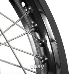 Jeu de roues à rayons avant et arrière 19 / 16 pour Sur Ron Light Bee X LBX et Segway X260