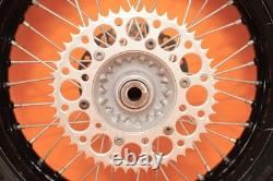 Jeu de roues avant et arrière KTM 300 XCW 2006-2023 18/21 jante moyeu centre rayons pneu