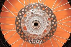 Jeu de roues avant et arrière KTM 300 XCW 2006-2023 18/21 jante moyeu centre rayons pneu