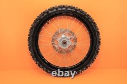 Jeu de roues avant et arrière KTM 300 XCW 2006-2023 18/21 jante moyeu centre rayons pneu