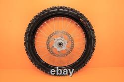 Jeu de roues avant et arrière KTM 300 XCW 2006-2023 18/21 jante moyeu centre rayons pneu