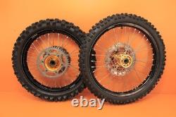 Jeu de roues avant et arrière TUSK Impact pour RMZ450 RMZ 450 de 2005 à 2021, moyeu, jante, rayons, pneu