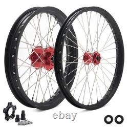 Jeu de roues avant et arrière à rayons 19x1.4/16x1.85 pour Beta Explorer et Apollo RFN