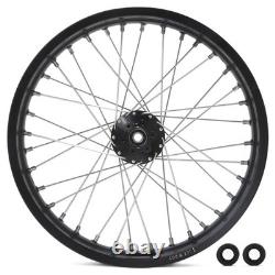 Jeu de roues, jantes, moyeux et rayons avant et arrière de 21 pouces et 19 pouces pour vélo électrique