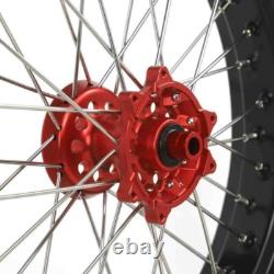 Jeux de roues de supermoto Honda CRF250L 2013-2020, jantes 17 3.5/4.25, moyeu rouge
