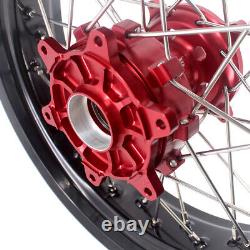 KKE 17 CUSH Roues Pneus Pour Honda XR650L 1993-2024 Jeu de Jantes Supermoto