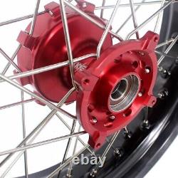 KKE 17 CUSH Roues Pneus Pour Honda XR650L 1993-2024 Jeu de Jantes Supermoto