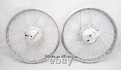 Kit de moyeu de frein de jante de roue avant-arrière pour Honda Cd50 Cd65 Cd70 F6s+r4.1s