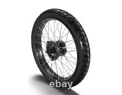 Kit de roues à rayons tubeless Royal Enfield noir, paire 450 Himalayan Kit de roues à rayons tubeless Royal Enfield noir, paire 450 Himalayan