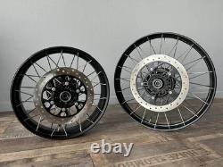 Kit de roues à rayons tubeless Royal Enfield noir, paire 450 Himalayan