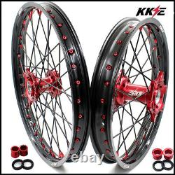 Kke 21/19 Rims De Roues MX Spoked Dirtbike Pour Honda Cr125r Cr250r 2002-2013