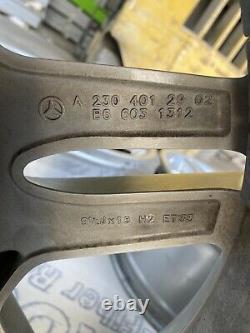 Mercedes Amg Wheel Set Sl500 Sl550 9.5 8.5x18 18 Avant Arrière Jante 2304012802