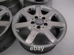 Mercedes SLK230 Ensemble de roues jantes décalées à 7 branches avant 16x7 arrière 16x8 97-04
