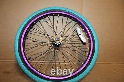 Moyeu avant et arrière de BMX Xijieer à 48 rayons avec jantes
