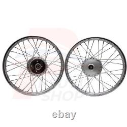 Moyeu de jante avant et arrière + rayons pour HONDA TRAIL CT90 CT200 NOUVEAU 1.40x17