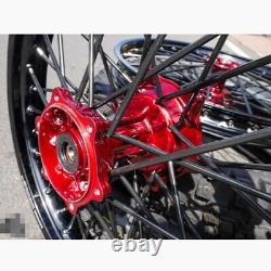 Moyeu de roue, rayons Kawasaki KLX230, taille de jante 21/18, Racing Boy avant 1.60, arrière 2.15