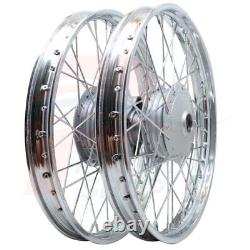 NOUVEAUX Jantes Avant&Arrière Complètes avec Moyeux+Rayons Honda ST90 K0 K1 K2 1973-1975