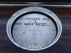 Nos Gm 1972 Oldsmobil Cutlass 442 W30 Hurst Olds Enjoliveur De La Lunette À Cluster