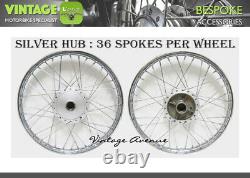 Nouveau Honda Cs50 Cl50 Ss50 Cs65 S65 Roue Arrière Rim +hub +sur Mesure F6s+r4s