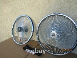 Nouveau jeu de jantes de vélo bas de 20 pouces à 140 rayons pour Lowrider, Bmx, Tricycle
