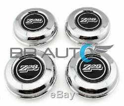 Nouvelle Chevrolet Camaro Z28 70-81 15 À 5 Rayons Hub Mag Steel Wheel Centre Caps Set