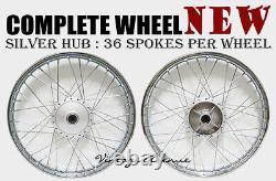 Nouvelle jante de roue avant-arrière Suzuki A100 2/3/4/k/l/m/n + moyeu + rayon F4s+r3s