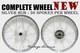 Nouvelle Jante De Roue Avant Et Arri&egrave;re Honda Benly S110 Cs110 + Moyeu + Rayons F9s+r6s