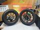 Oem 18-24 Harley Low Rider 9 Spoke 19 Front 16 Rear Fxlrst Fxlrs M8 Softail<br/><br/>traduction En Français : Oem 18-24 Harley Low Rider 9 Rayons 19 Avant 16 Arrière Fxlrst Fxlrs M8 Softail