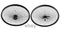 Og Lowrider 24 Avant Or Coaster Dayton 144 Rayons 14g 3/8 Essieu Noir