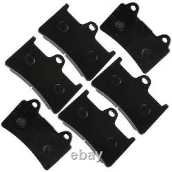 Plaquettes de frein avant et arrière pour Yamaha XV1700 Road Star 1700 roues à rayons en fonte 2005-06