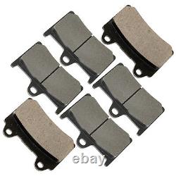 Plaquettes de frein avant et arrière pour Yamaha XV1700 Road Star 1700 roues à rayons en fonte 2005-06