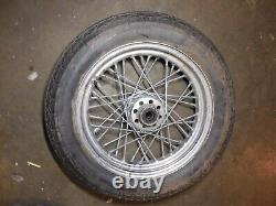 Pneu avant DUNLOP 90516 et rayon de roue arrière de moto Roue arrière 17 pouces x 4 1/4