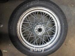 Pneu avant DUNLOP 90516 et rayon de roue arrière de moto Roue arrière 17 pouces x 4 1/4