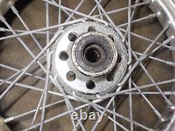 Pneu avant DUNLOP 90516 et rayon de roue arrière de moto Roue arrière 17 pouces x 4 1/4