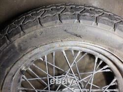 Pneu avant DUNLOP 90516 et rayon de roue arrière de moto Roue arrière 17 pouces x 4 1/4