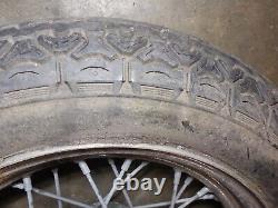 Pneu avant DUNLOP 90516 et rayon de roue arrière de moto Roue arrière 17 pouces x 4 1/4