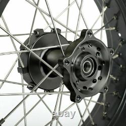 Pour BMW G310GS 19X3 17X4.25 Ensemble de roues à rayons avant et arrière avec moyeu de suspension