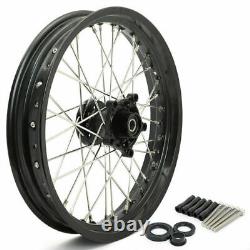 Pour BMW G310GS 19X3 17X4.25 Ensemble de roues à rayons avant et arrière avec moyeu de suspension