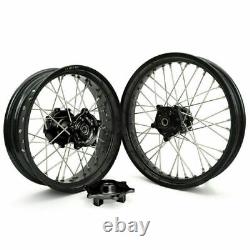 Pour BMW G310GS 19X3 17X4.25 Ensemble de roues à rayons avant et arrière avec moyeu de suspension