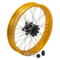 Pour BMW G310GS 19 3 17 4.25 Ensemble de roues à rayons avant et arrière avec moyeux et jantes en fonte