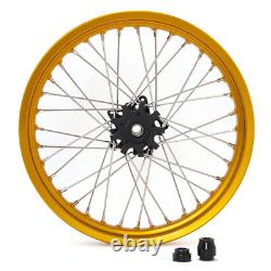 Pour BMW G310GS 19 3 17 4.25 Ensemble de roues à rayons avant et arrière avec moyeux et jantes en fonte