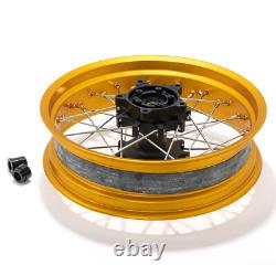 Pour BMW G310GS 19 3 17 4.25 Ensemble de roues à rayons avant et arrière avec moyeux et jantes en fonte
