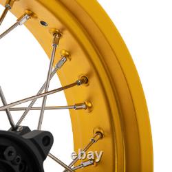 Pour BMW G310GS 19 3 17 4.25 Ensemble de roues à rayons avant et arrière avec moyeux et jantes en fonte