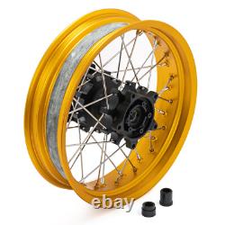 Pour BMW G310GS 19 3 17 4.25 Ensemble de roues à rayons avant et arrière avec moyeux et jantes en fonte