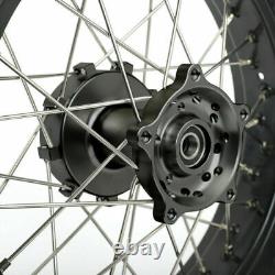 Pour BMW G310GS Ensemble de jantes à rayons avant et arrière 19X3 17X4.25 avec entraînement à rayons