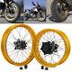 Pour Bmw G310 Gs Or 19x3.0 17x4.25 Roues à Rayons Avant Arrière En Fonte Hub