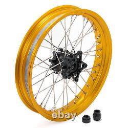 Pour BMW G310 GS OR 19x3.0 17x4.25 Roues à rayons avant arrière en fonte Hub